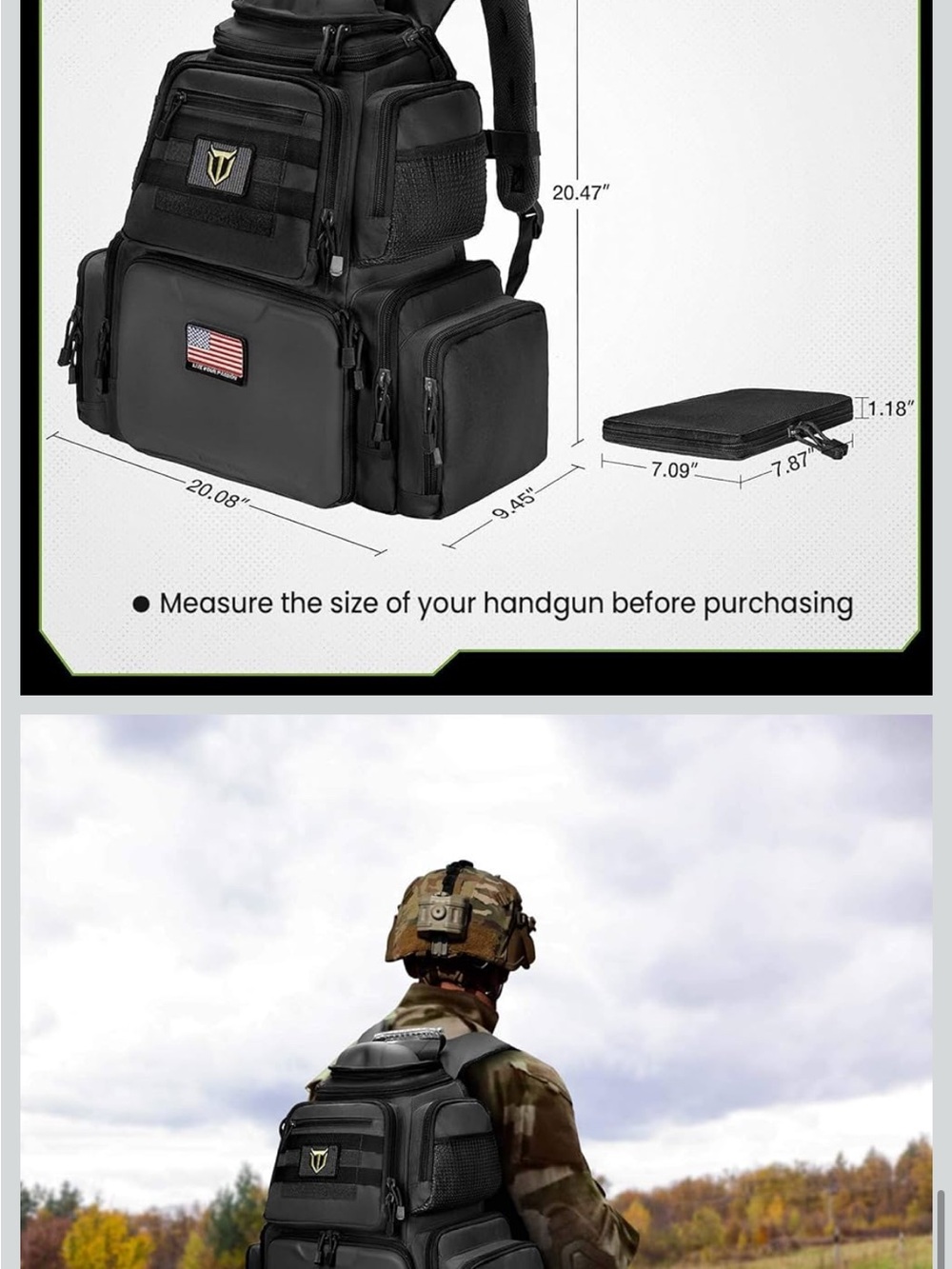 Tidewe Tactical Range Backpack - Picture 3 of 6
